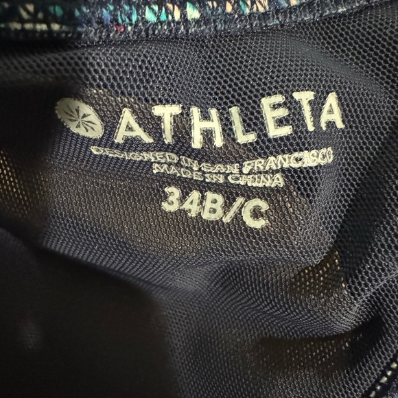 Athleta Blue and Green Patterned Bikini - Picture 9 of 13